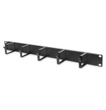 Digitus pasa cables panel 1he 5x 40x60mm negro