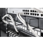 Digitus pasa cables panel 1he 5x 40x60mm negro