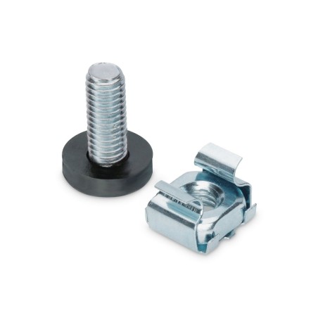 Digitus juego tornillos m6 50 uds color gris