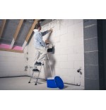 Escalera 4 peldaños de aluminio krause secury 126528