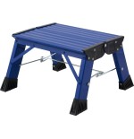 Escalera 2 peldaños de aluminio krause  130860