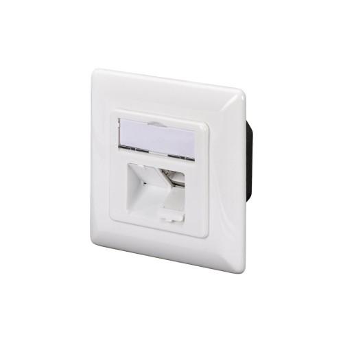 Digitus roseta de superficie cat6a x2 rj45 blanco  dn-9007-s-1