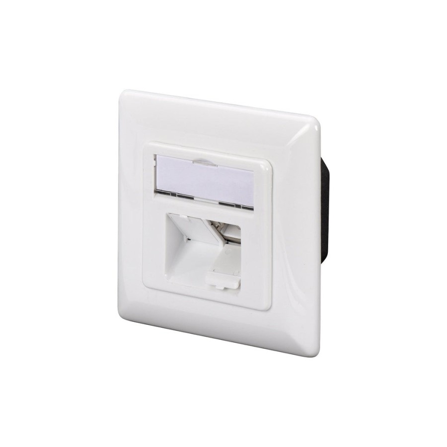 Digitus roseta de superficie cat6a x2 rj45 blanco  dn-9007-s-1