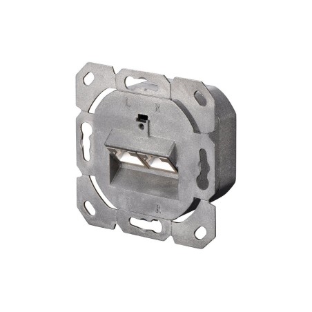 Digitus roseta de superficie cat6a x2 rj45 blanco  dn-9007-s-1