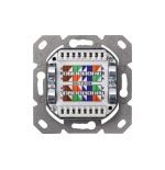 Digitus roseta de superficie cat6a x2 rj45 blanco  dn-9007-s-1