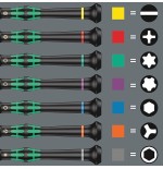 Wera 05073675001 destornillador manual juego destornillador estándar