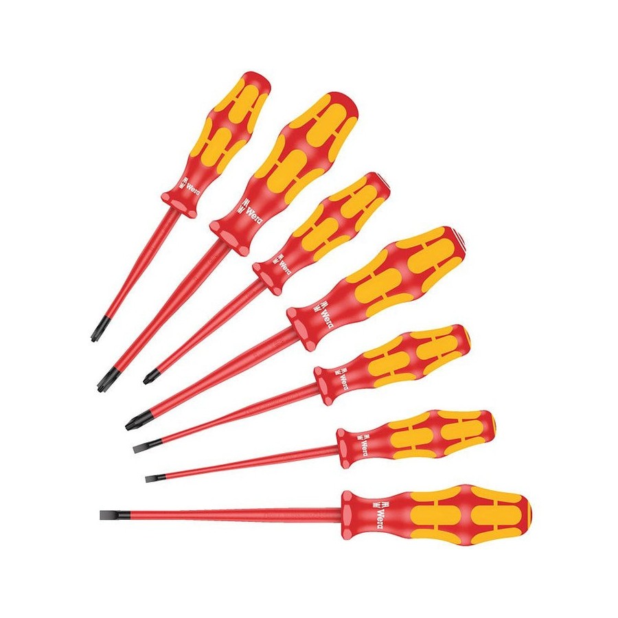 Juego de destornilladores wera 160 iss/7 kraftform plus serie 100