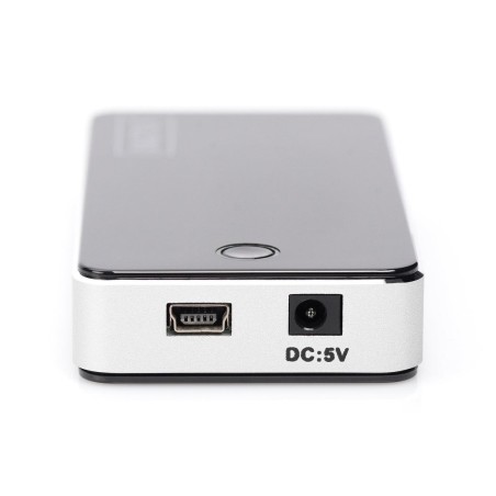 Digitus hub 7port usb 2.0 alimentado negro da-70222