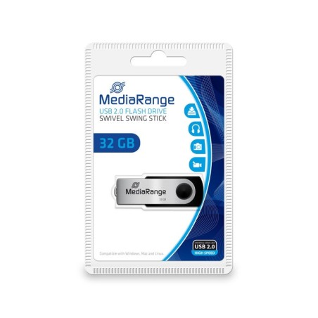Pendrive mediarange 32gb usb 2.0 mr911
