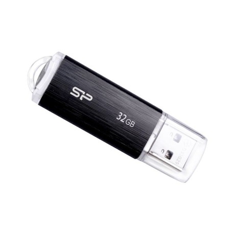 Pendrive silicon power 32gb usb 2.0 u02 negro sp032gbuf2u02v1k