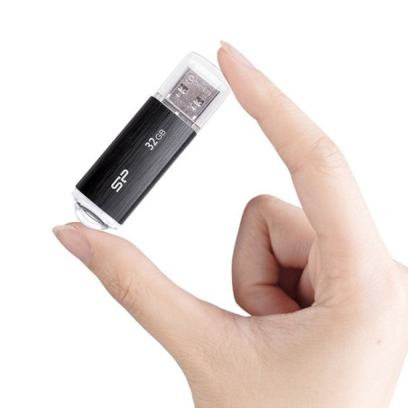 Pendrive silicon power 32gb usb 2.0 u02 negro sp032gbuf2u02v1k