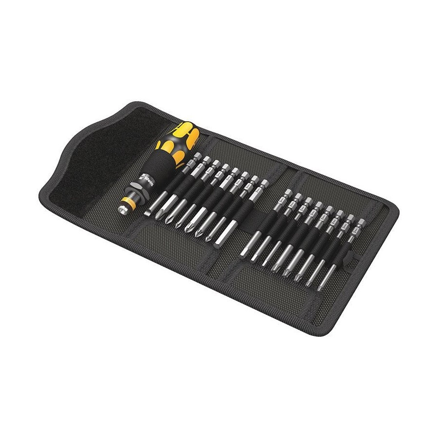 Wera kraftform compact 60 esd, 1/4", juego de puntas 5051043001