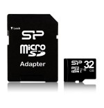 Silicon power micro sd 32gb sdhc cl10 con adaptador sp032gbsth010v10sp