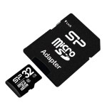 Silicon power micro sd 32gb sdhc cl10 con adaptador sp032gbsth010v10sp