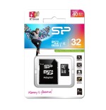 Silicon power micro sd 32gb sdhc cl10 con adaptador sp032gbsth010v10sp