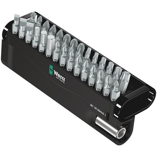 Wera bc 30 metal 1 punta de destornillador 30 pieza(s)