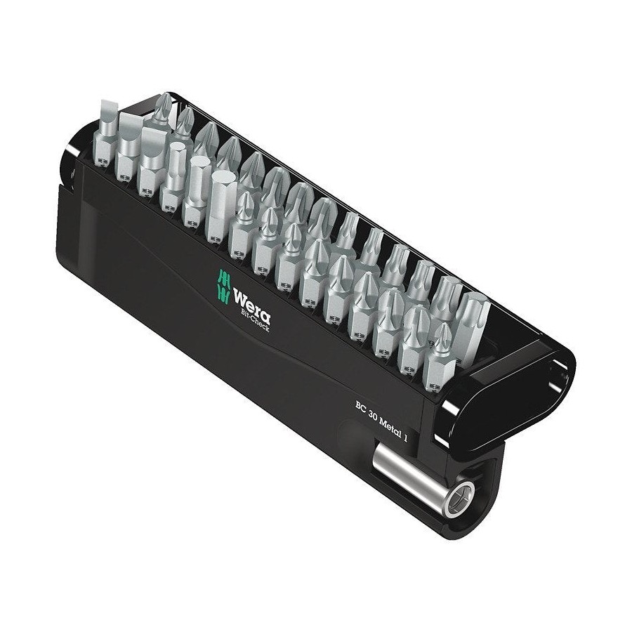 Wera bc 30 metal 1 punta de destornillador 30 pieza(s)