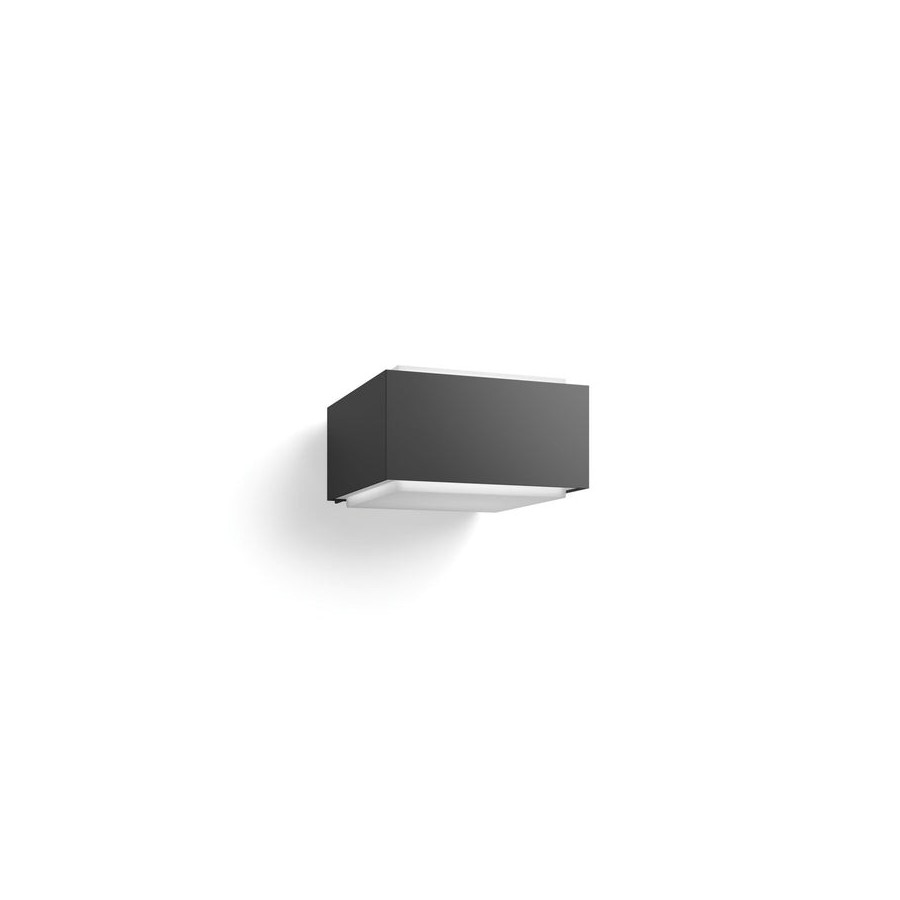 Aplique e27 negro hedgehog philips