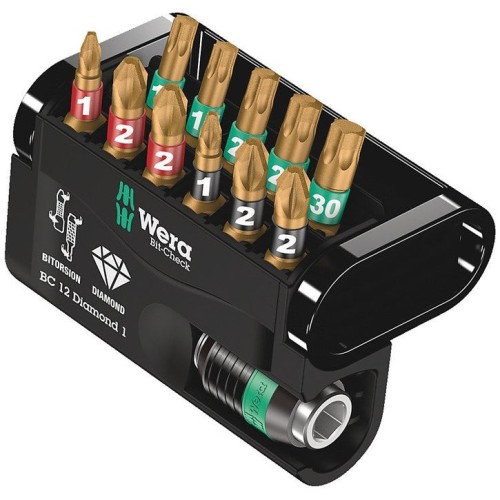 Wera bit-check 12 punta de destornillador 12 pieza(s)