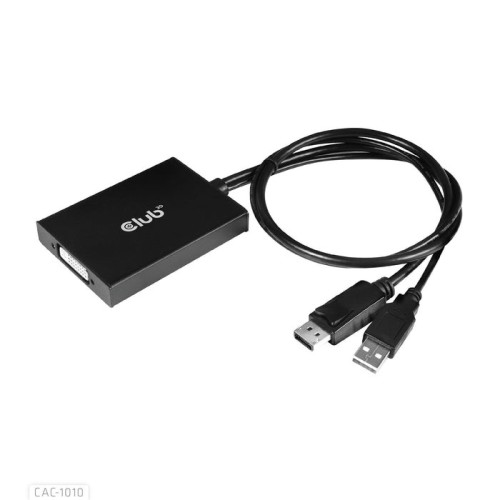 Club3d cac-1010 displayport/usb dvi-i daul link negro, blanco