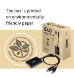 Club3d cac-1010 displayport/usb dvi-i daul link negro, blanco