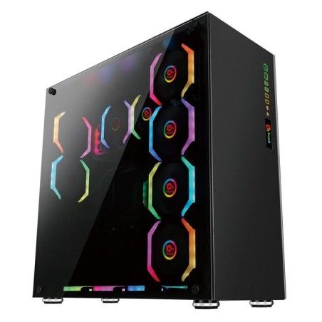 Caja pc talius atx gaming avalon cristal templado usb 3.0