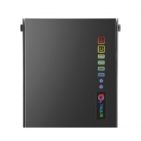 Caja pc talius atx gaming avalon cristal templado usb 3.0