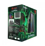Caja pc talius atx gaming auriga cristal templado usb 3.0