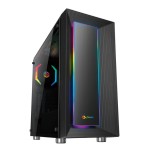 Caja pc talius atx gaming auriga cristal templado usb 3.0