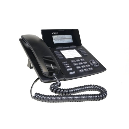 Agfeo st 53 ip teléfono ip negro terminal con conexión por cable