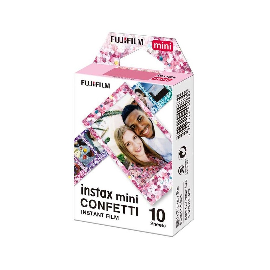 Fujifilm mini confetti película instantáneas 54 x 86 mm 10 pieza(s)