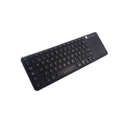 Teclado español coolbox inalambrico negro 2.4ghz touchpad multitactil