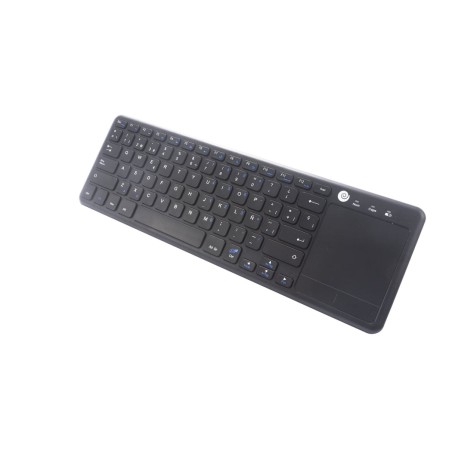 Teclado español coolbox inalambrico negro 2.4ghz touchpad multitactil