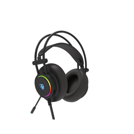 Coolbox auriculares deepgaming deeplighting led jack3.5mm/ auriculares con microfono/ led