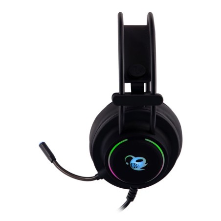 Coolbox auriculares deepgaming deeplighting led jack3.5mm/ auriculares con microfono/ led