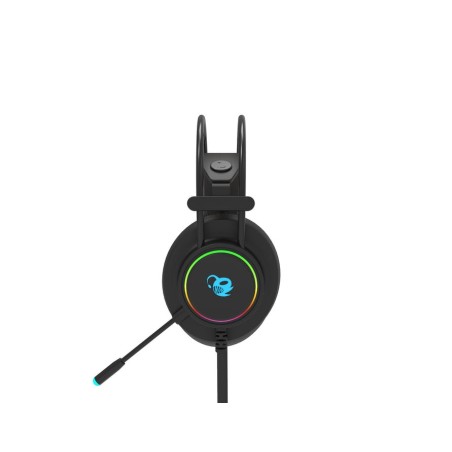 Coolbox auriculares deepgaming deeplighting led jack3.5mm/ auriculares con microfono/ led