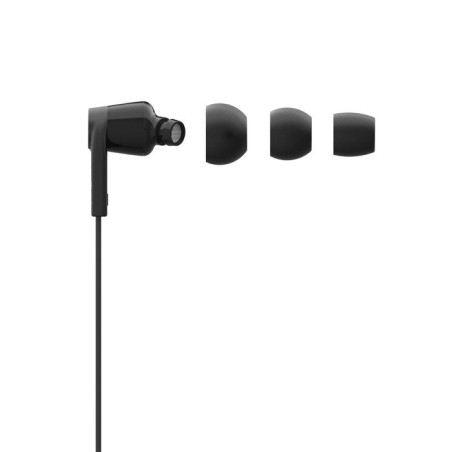 Belkin auriculares con conector usb-c negro