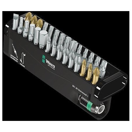 Wera bit-satz bit-check 30 universal 1, 1/4" 05056440001