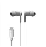 Belkin auriculares in-ear con conector usb-c blanco