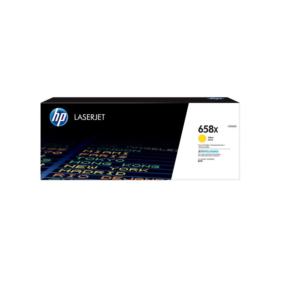 Toner hp 658x amarillo w2002x  28000 pag