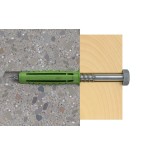 Fischer anclaje de expansión sx verde 12x60 k 524827 6 piezas