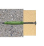 Fischer anclaje de expansión sx verde 8x65 k 524824 10 piezas