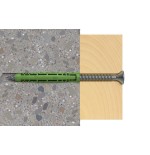 Fischer anclaje de expansión sx verde 8x65 k 524824 10 piezas