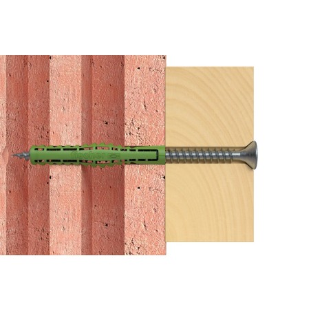 Fischer anclaje de expansión sx verde 8x65 k 524824 10 piezas