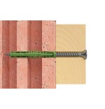 Fischer anclaje de expansión sx verde 8x65 k 524824 10 piezas