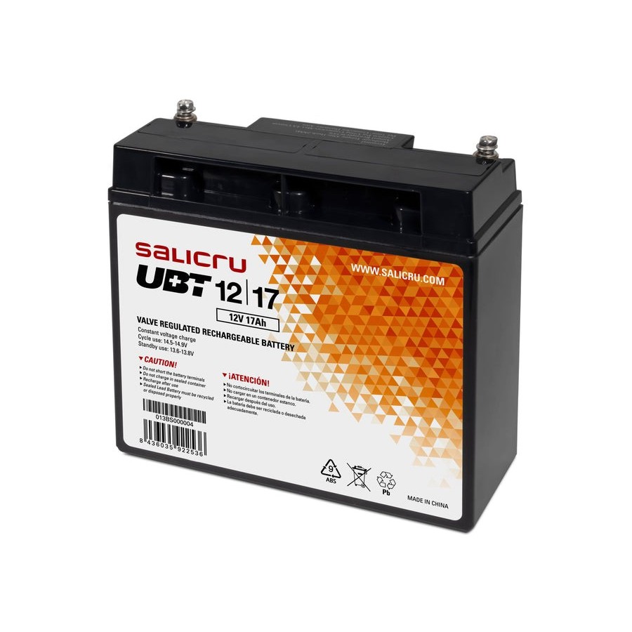 Batería salicru ubt 12 17 compatible con sai salicru según especificaciones