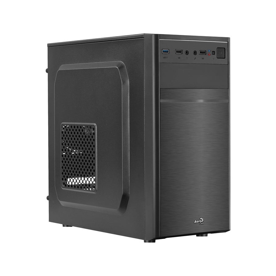 Caja pc aerocool cs103 1* usb 3.0 2* usb 2.0 audio/micrófono soporta gpu hasta 322 mm micro atx/mini itx