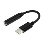 Aisens conversor usb-c a audio - frecuencia de muestreo 384khz 32bit - usb-c/m-jack 3.5/h - 15cm - negro