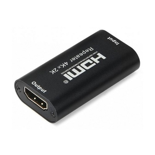 Aisens repetidor hdmi alta velocidad / hec - tipo a hembra en ambos extremos - negro