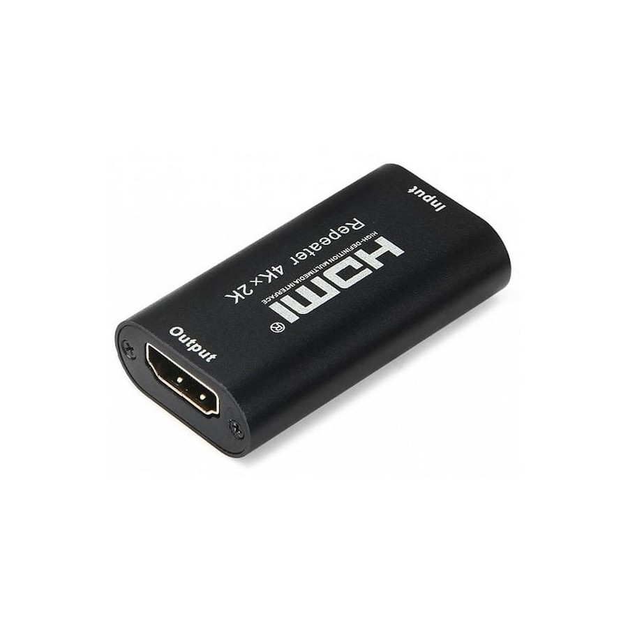 Aisens repetidor hdmi alta velocidad / hec - tipo a hembra en ambos extremos - negro